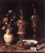 Clara Peeters Still-Life with Flowers and Goblets oil painting picture wholesale